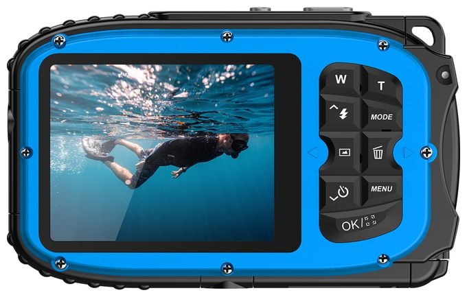 Kompaktkamera  Realshot WP6000 (Blau) 