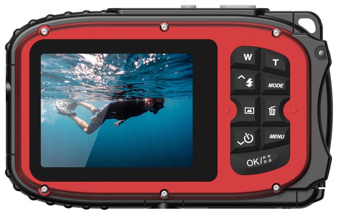 Kompaktkamera  Realshot WP6000 (Rot) 