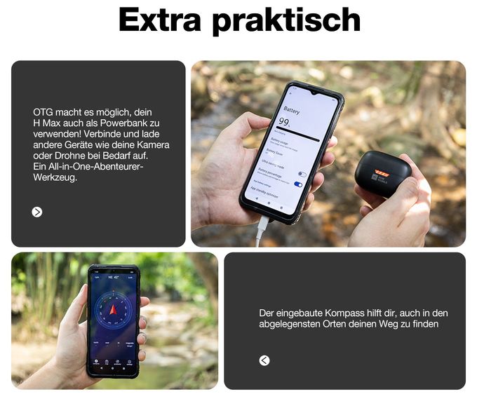 128 GB 4G Smartphone 16,7 cm (6.5 Zoll) 1,6 GHz Android 13 MP Dual Kamera Dual Sim WiFi 5  H Max (Schwarz) 