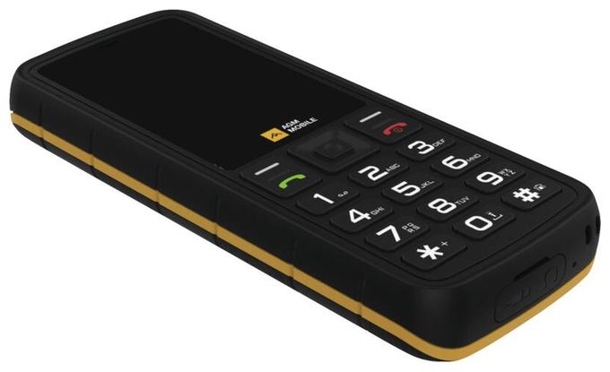 4G Smartphone 6,1 cm (2.4 Zoll 2 MP Dual Sim  M9F Floating (Schwarz, Orange) 