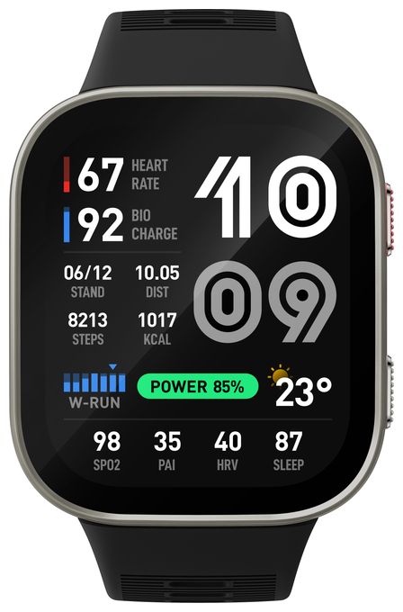 Digital  Smartwatch Rechteckig 324 ppi  Bip Max (Silber) 