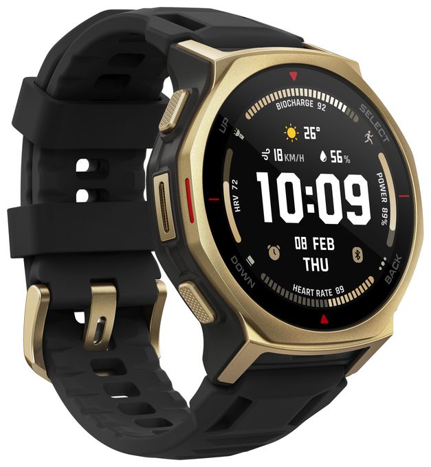 Digital 44 mm Smartwatch Rund 353 ppi  T-Rex 3 Pro (Gold) 