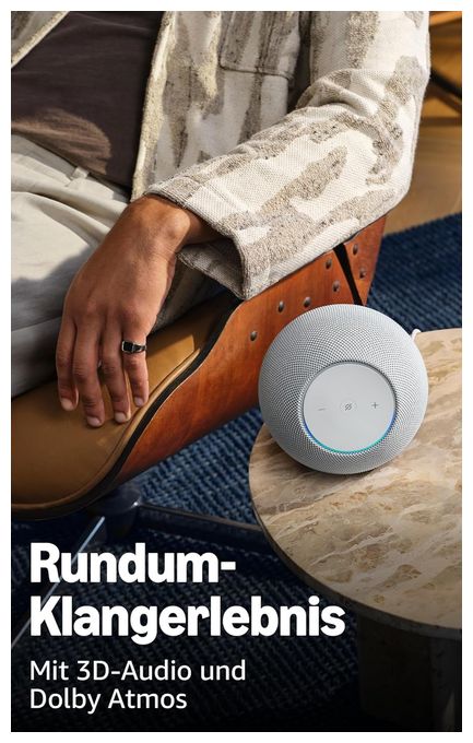 Wlan Lautsprecher mit Bluetooth Amazon Alexa  Echo Studio (2025) (Weiß) 