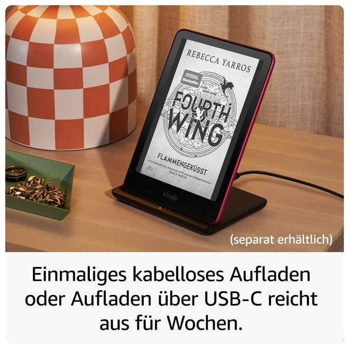 E-Reader 17,8 cm (7 Zoll) 32 GB  Kindle Paperwhite Signature Edition (Schwarz, Rose) 