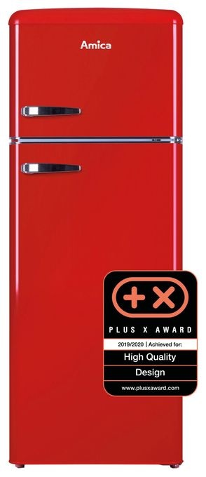 162 l / 44 l Kühl-Gefrierkombi freistehend 144 kWh Jahr  DTR374190R (Rot) 