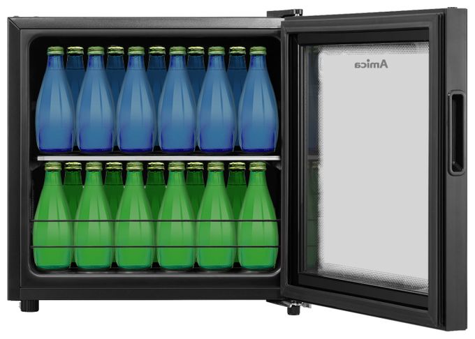 43 l Tischkühlschrank EEK: F 95 kWh Jahr  FK340100S (Schwarz) 