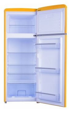 162 l / 44 l Kühl-Gefrierkombi freistehend 180 kWh Jahr  KGC15633Y (Gelb) 