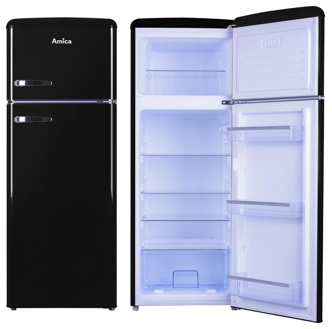 208 l / 44 l Kühl-Gefrierkombi freistehend 180 kWh Jahr  KGC15634S (Schwarz) 
