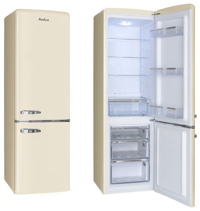 181 l / 63 l Kühl-Gefrierkombi freistehend 162 kWh Jahr  KGCR387101B (Beige) 