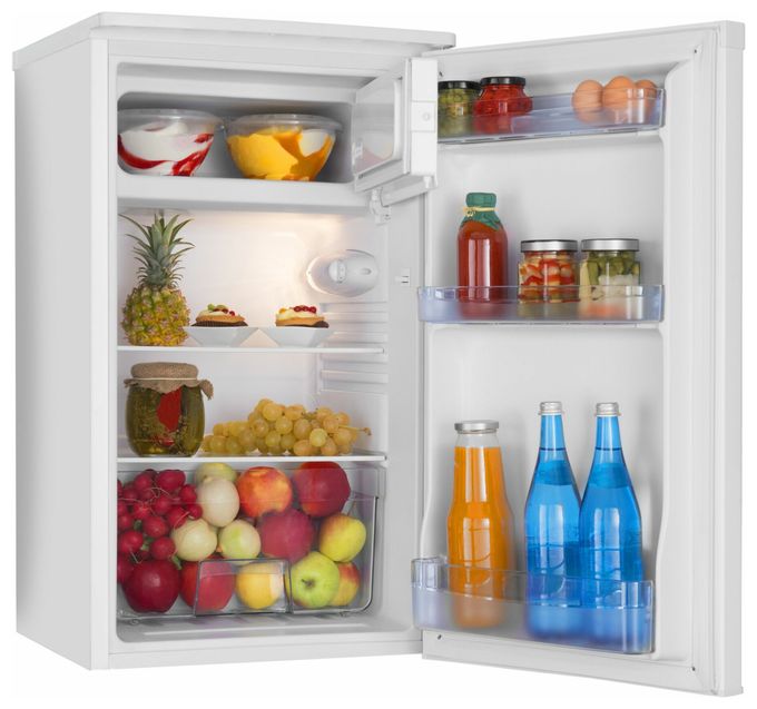 83 l / 75 l Tischkühlschrank EEK: E 128 kWh Jahr  KS361155 W (Weiß) 