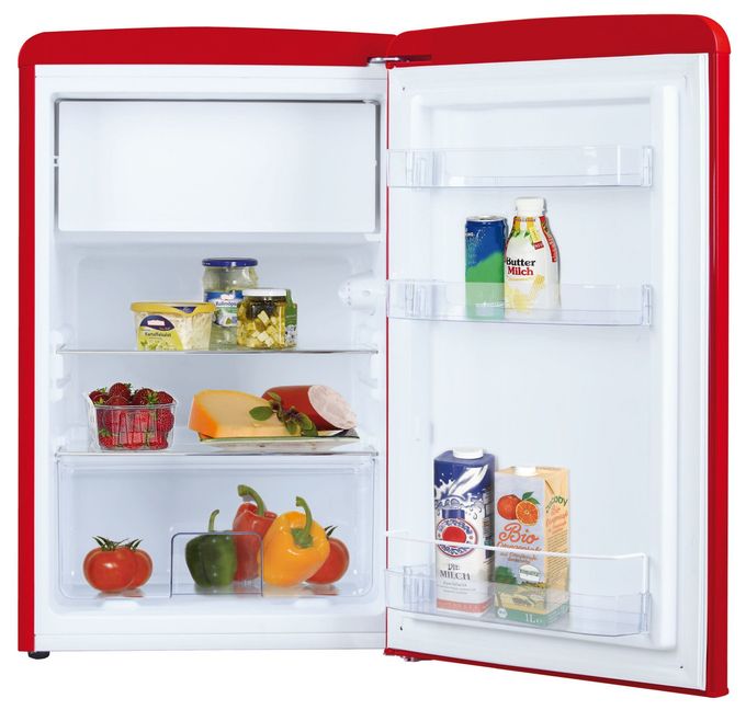 108 l / 95 l Tischkühlschrank EEK: D 37 kWh Jahr  KSR361160R (Rot) 
