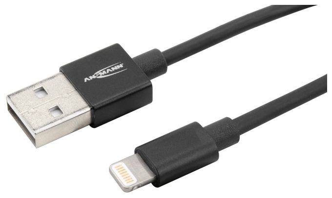 Stecker USB A auf Lightning 1,2 m  1700-0078 (Schwarz) 