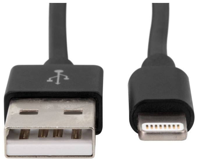 Stecker Lightning auf USB A 2 m  1700-0079 (Schwarz) 