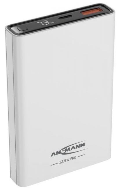 10000 mAh Powerbank USB Typ-C  1700-0156 (Weiß) 