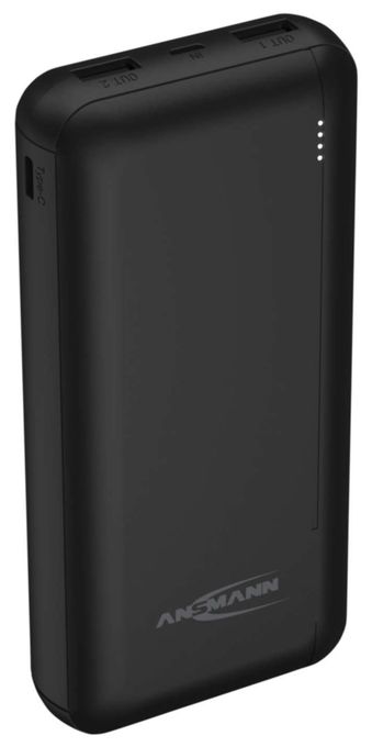 20000 mAh Powerbank Micro-USB + USB Type-C  PB212 (Schwarz) 