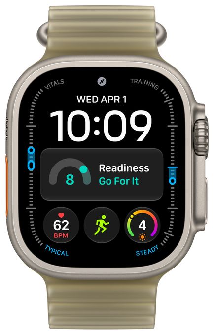 49 mm Ocean Armband Halbtransparentes Seegrasgrün - Titan Natur 