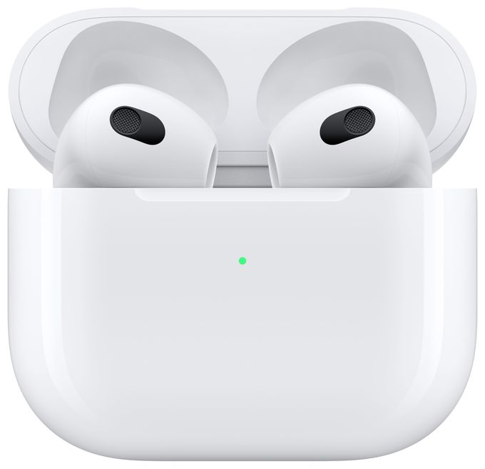 In-Ear Bluetooth Kopfhörer kabellos 6 h Laufzeit IPX4  AirPods (3.Gen) (Weiß) 