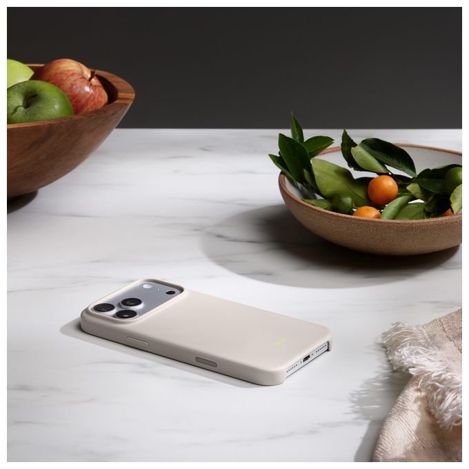 Cover für Apple iPhone 17 Pro Max  Beats Case mit MagSafe (Limette, Steinfarbe) 