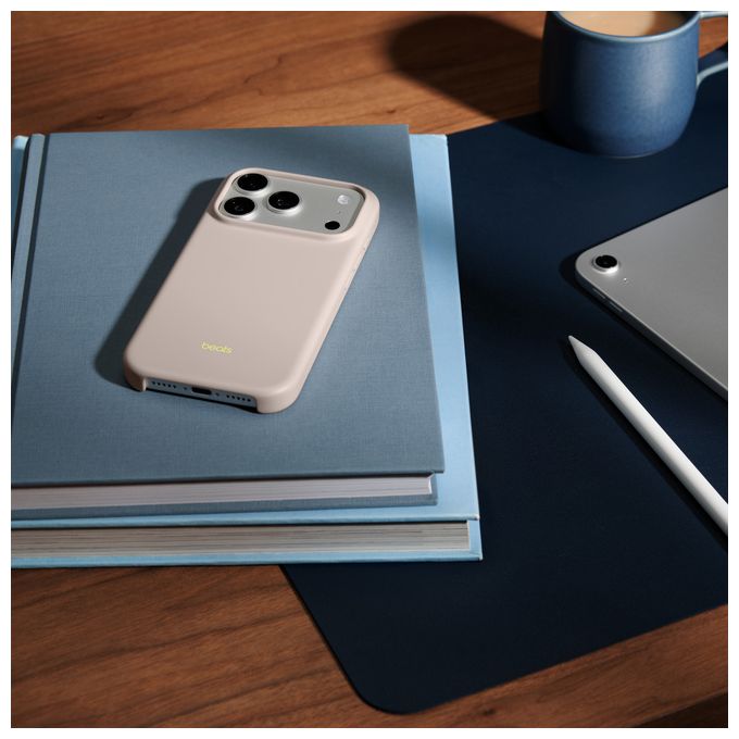 Cover für Apple iPhone 17 Pro  Beats Case mit MagSafe (Limette, Steinfarbe) 