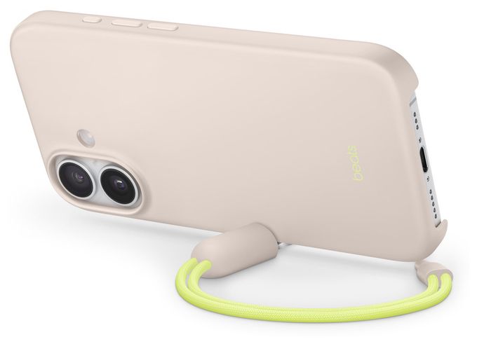 Cover für Apple iPhone 17  Beats Kickstand Case mit MagSafe (Limette, Steinfarbe) 