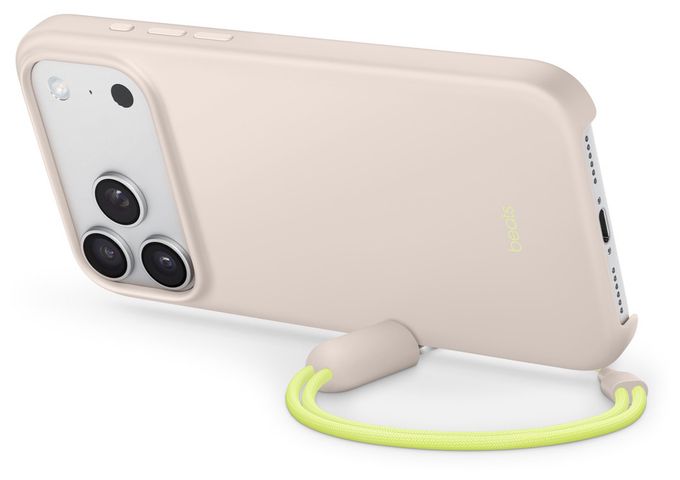 Cover für Apple iPhone 17 Pro Max  Beats Kickstand Case mit MagSafe (Limette, Steinfarbe) 
