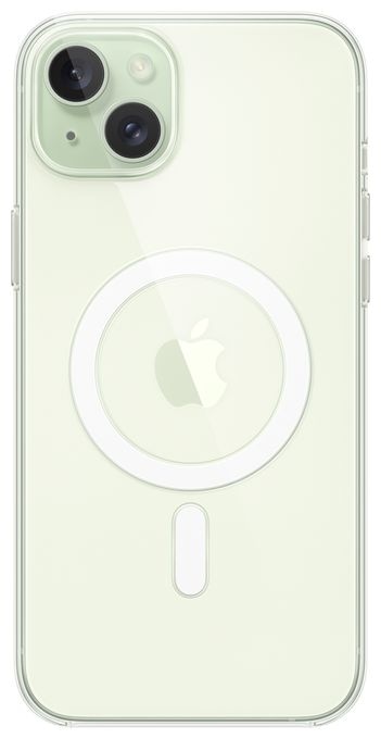 Cover für Apple iPhone 15 Plus  Clear Case mit MagSafe (Transparent) 