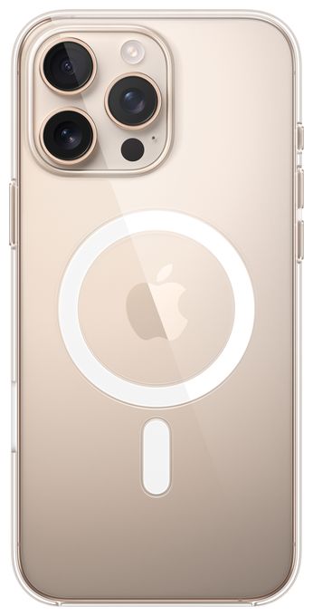 Cover für Apple iPhone 16 Pro Max  Clear Case mit MagSafe (Transparent) 