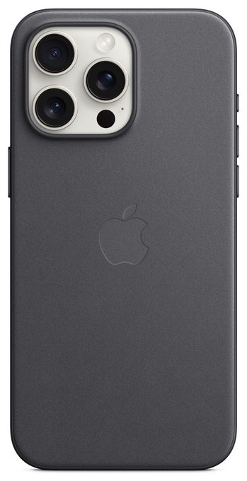 Cover für Apple iPhone 15 Pro Max  Feingewebe Case mit MagSafe (Grau) 