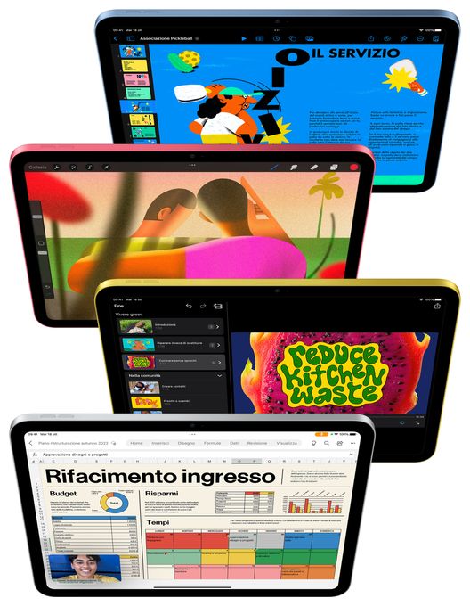64 GB Tablet 27,7 cm (10.9 Zoll) iPadOS 12 MP  iPad (2022) (Blau) 