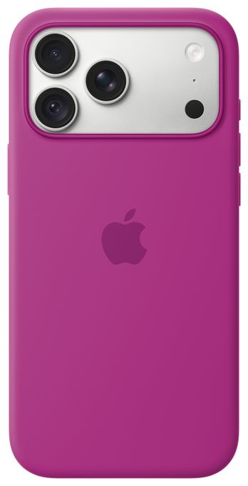 iPhone 18 Pro Max Silikon Case mit MagSafe - Magenta 
