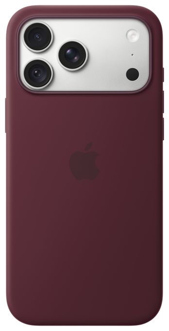 iPhone 18 Pro Max Silikon Case mit MagSafe - Burgunder 