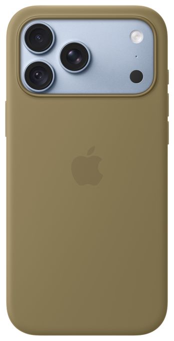 iPhone 18 Pro Max Silikon Case mit MagSafe - Oliv 