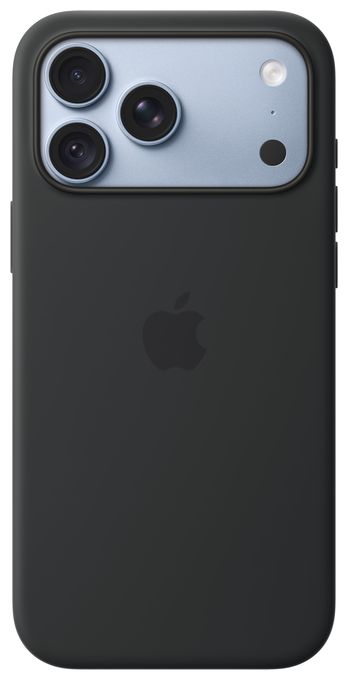 iPhone 18 Pro Max Silikon Case mit MagSafe - Schwarz 
