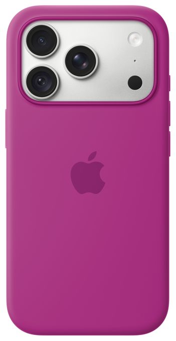 iPhone 18 Pro Silikon Case mit MagSafe - Magenta 