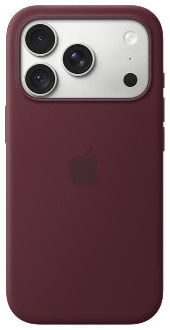 iPhone 18 Pro Silikon Case mit MagSafe - Burgunder 