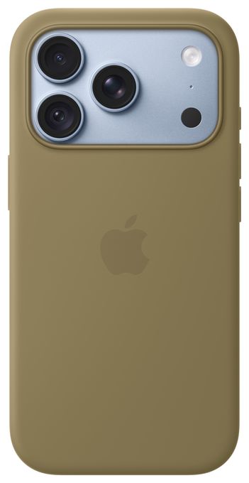 iPhone 18 Pro Silikon Case mit MagSafe - Oliv 