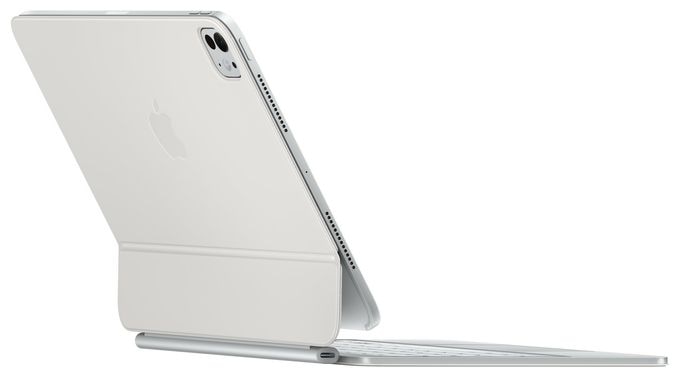 für Apple iPad Pro 11-inch (M4) bis 27,9 cm (11")  Magic Keyboard (Weiß) 