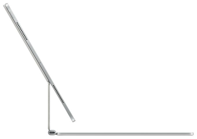 für Apple iPad Pro 13-inch (M4) bis 33 cm (13")  Magic Keyboard (Weiß) 