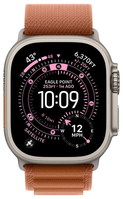 Armband M Apple Watch Models 44mm 45mm 46mm 49mm  MFTC4ZM/A (Braun) 