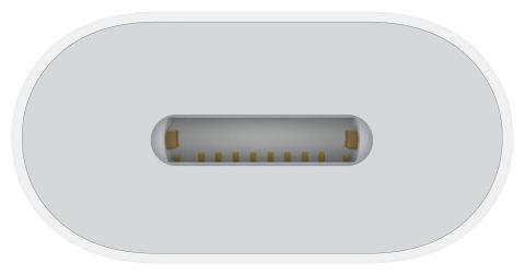 Stecker USB Typ-C auf Lightning Buchse  MUQX3ZM/A (Weiß) 