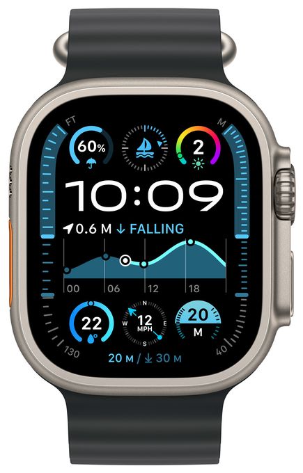 Armband Apple Watch Models 44mm 45mm 46mm 49mm  MXTM3ZM/A (Schwarz) 
