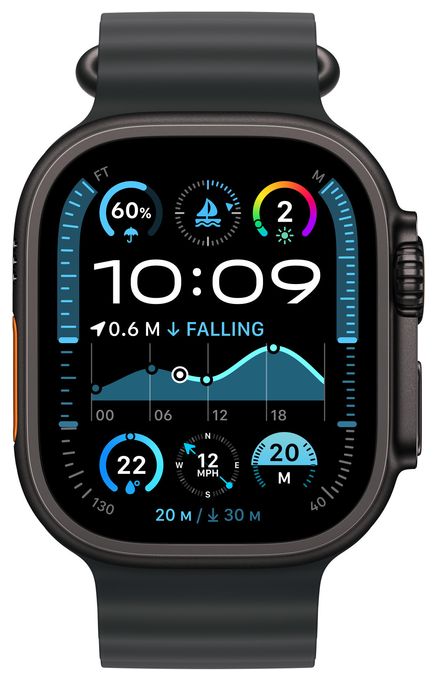 Armband Apple Watch Models 44mm 45mm 46mm 49mm  MYPF3ZM/A (Schwarz) 