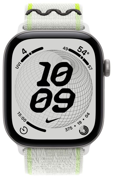 Armband  Watch 44mm / 45mm / 46mm / 49mm  Nike Sport Loop (Weiß) 
