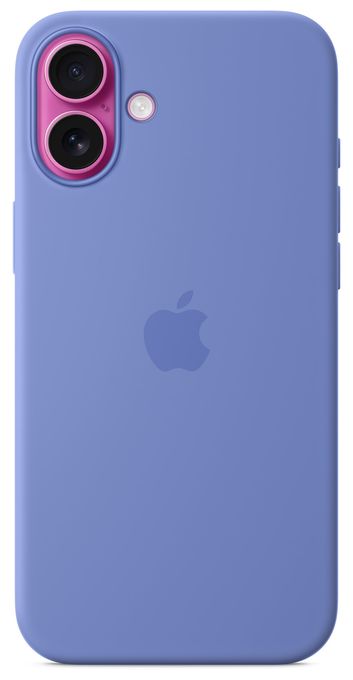 Cover für Apple iPhone 16 Plus  Silikon Case mit MagSafe (Violett) 