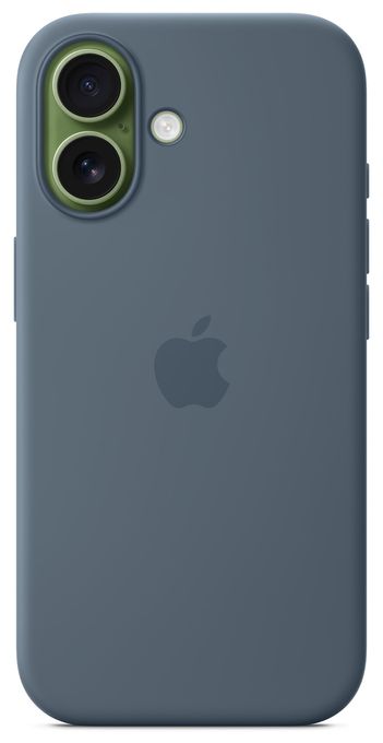 Cover für Apple iPhone 17  Silikon Case mit MagSafe (Blau) 