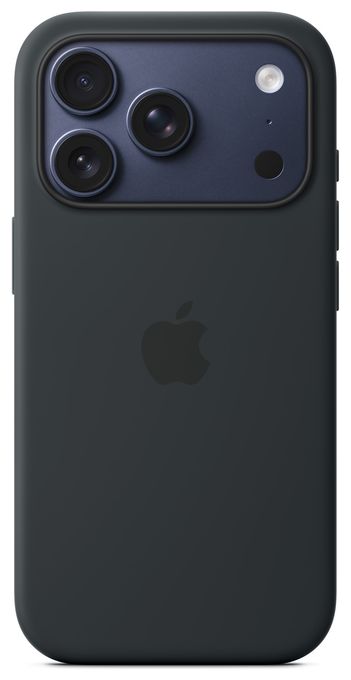 Cover für Apple iPhone 17 Pro  Silikon Case mit MagSafe (Schwarz) 