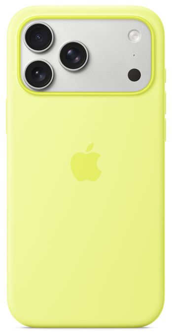 Cover für Apple iPhone 17 Pro Max  Silikon Case mit MagSafe (Gelb) 