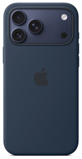 Cover für Apple iPhone 17 Pro Max  Silikon Case mit MagSafe (Dunkelblau) 