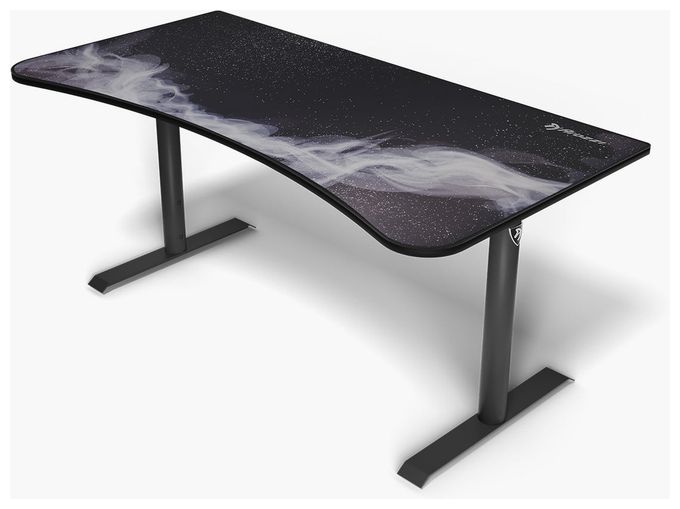 bis 80 kg  Arena Gamingtisch (Schwarz, Weiß) 
