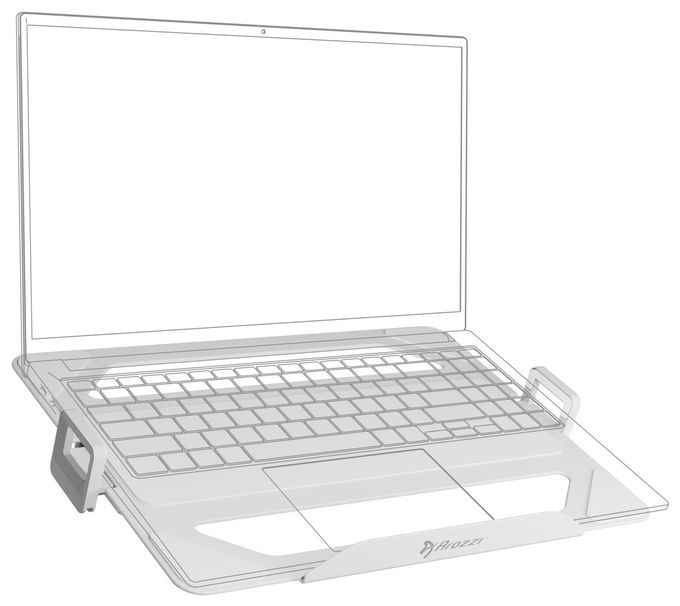 Laptop-Ständer  AZ-ALZARE-LH-WT (Weiß) 
